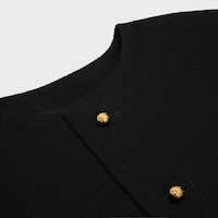 icone jacket IN viscose - BLACK -  - 2 | CELINE