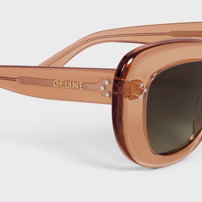 Diane sunglasses in Acetate - TRANSPARENT AMBER -  - 1 | CELINE