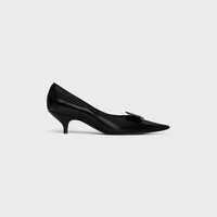 SIGNATURE - PUMP W/ LABEL  IN LAMBSKIN - ブラック -  - 1 | CELINE