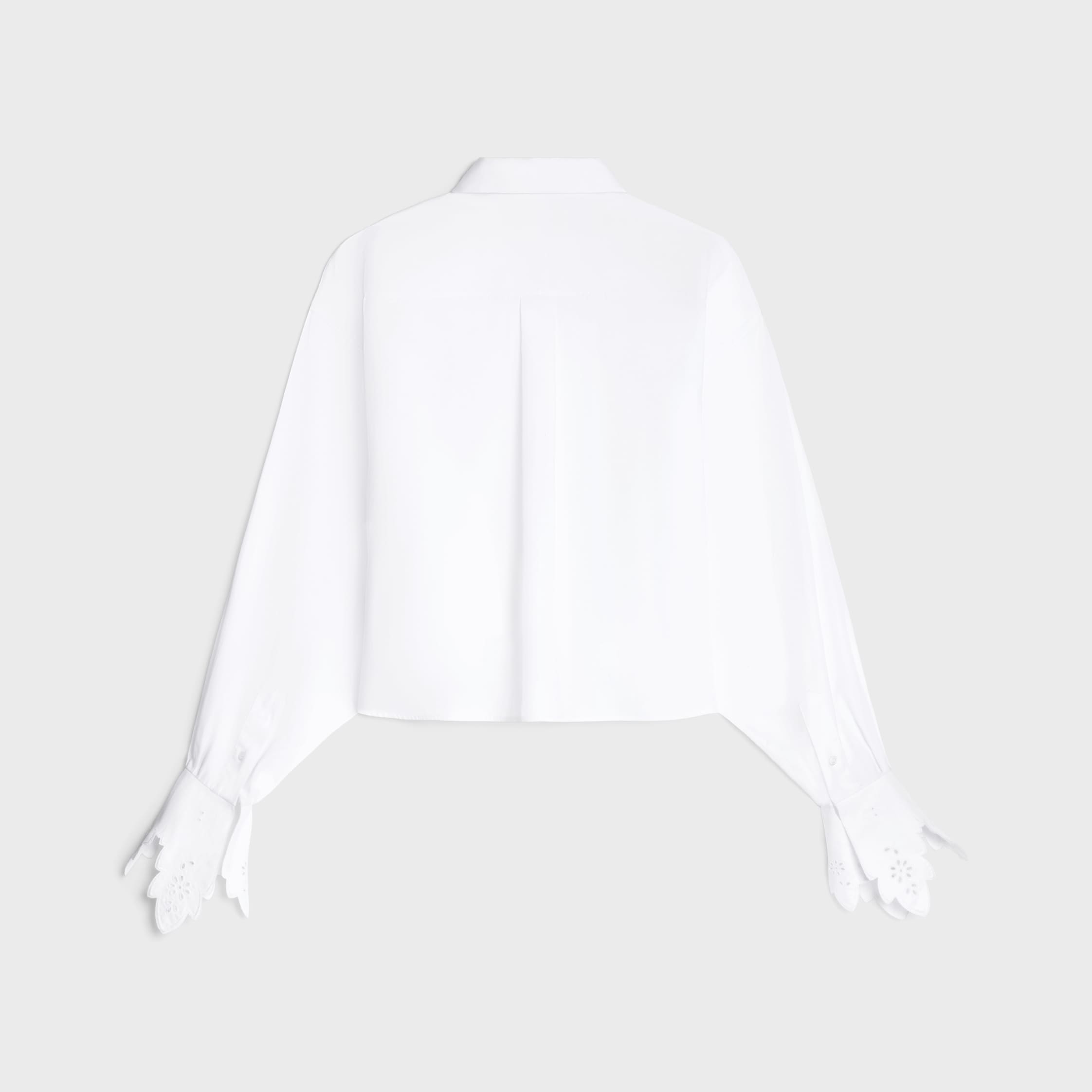 付属品付き CELINE 正規品 24SS モノグラム クロップドシャツ CELINE - 付属品付き CELINE 正規品 24SS モノグラム クロップドシャツ