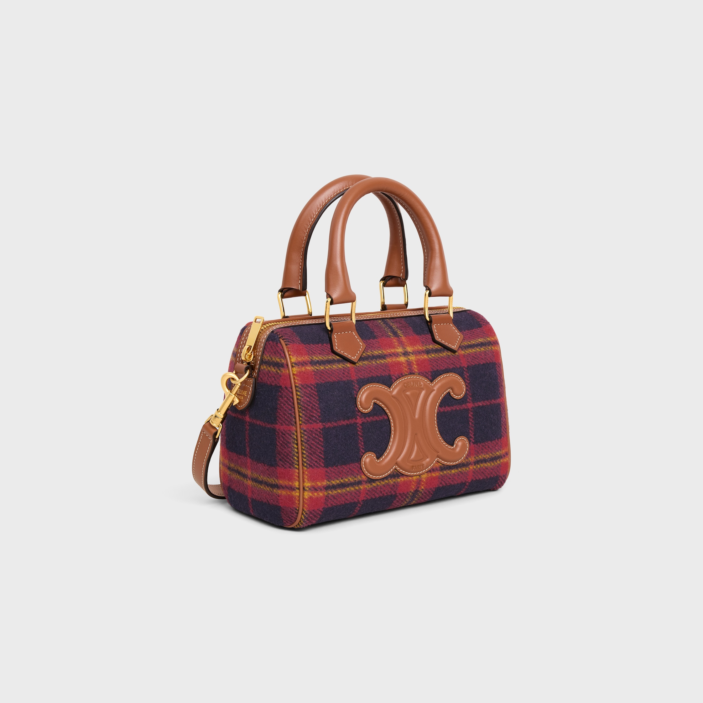 国内即発*CELINE*スモール ボストン キュイル トリオンフ すぐ届く【CELINE】キュイル トリオンフ スモールボストン