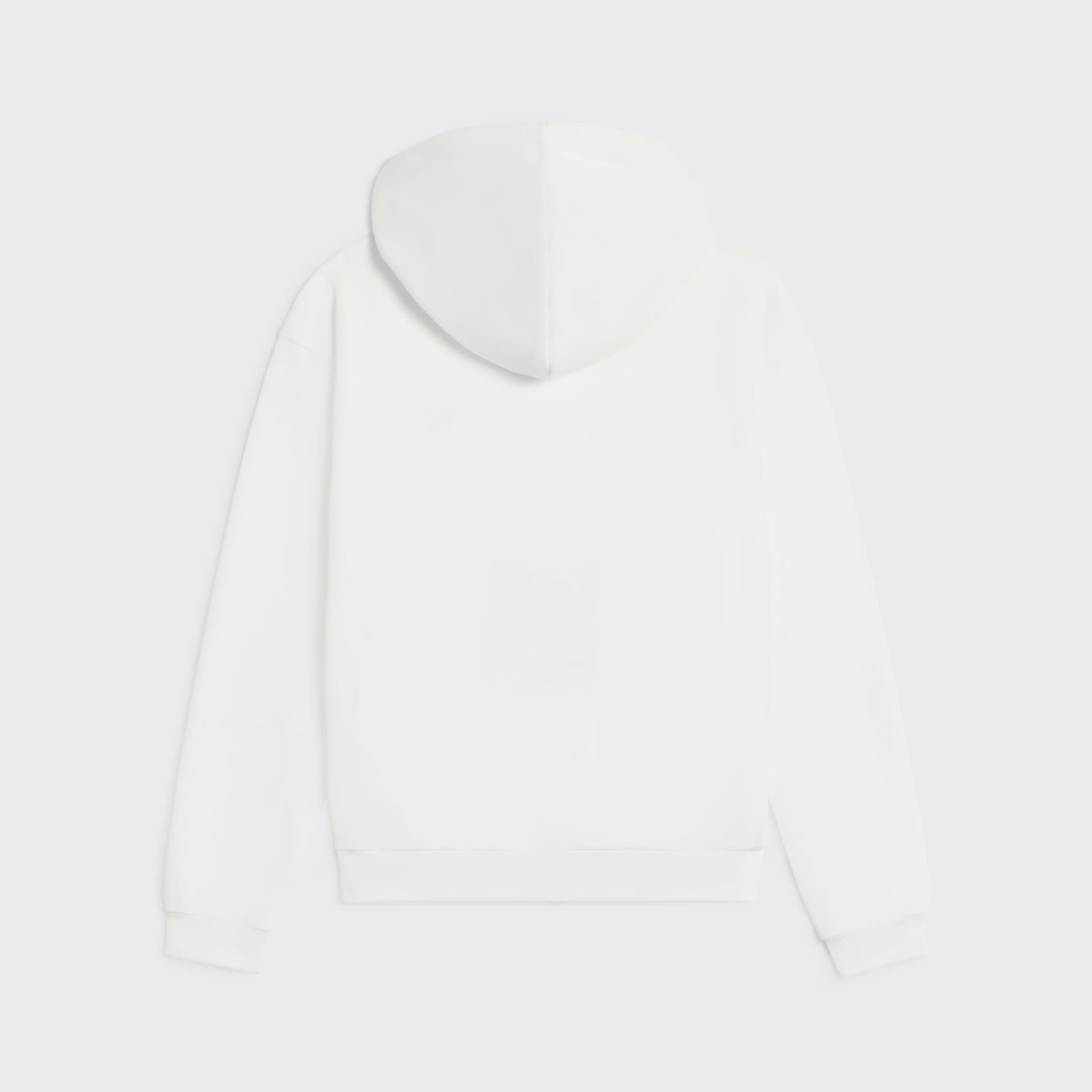 CELINE トリオンフ ルーズ フーディー コットン＆カシミア トリオンフ ルーズフーディー / カシミアコットン - ブラック