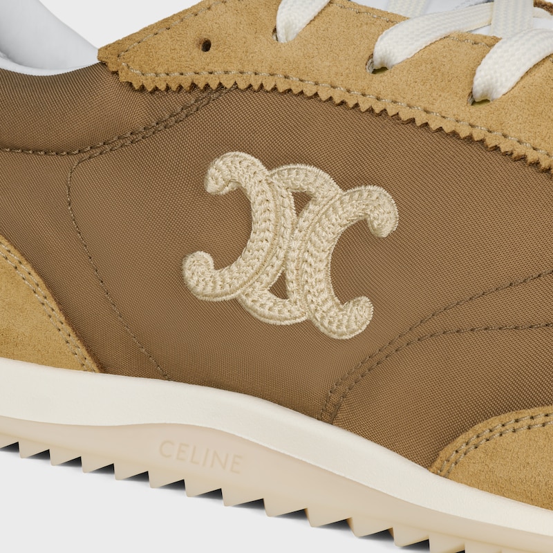 SNEAKER DEPORTIVA DE NAILON, ANTE DE PIEL DE BECERRO Y PIEL DE BECERRO - Beige oscuro -  - 1 | CELINE