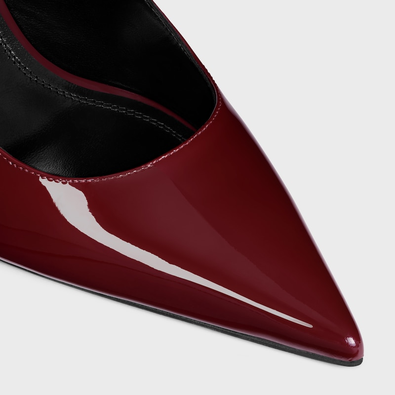 JUDY - TRIOMPHE PUMP IN PATENT CALFSKIN - BURGUNDY -  - 1 | CELINE