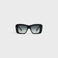 Square S321 sunglasses in Acetate - BLACK -  - 1 | CELINE