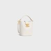 MINI BUCKET LOUISE IN smooth calfskin - RICE - LOUISE - 2 | CELINE