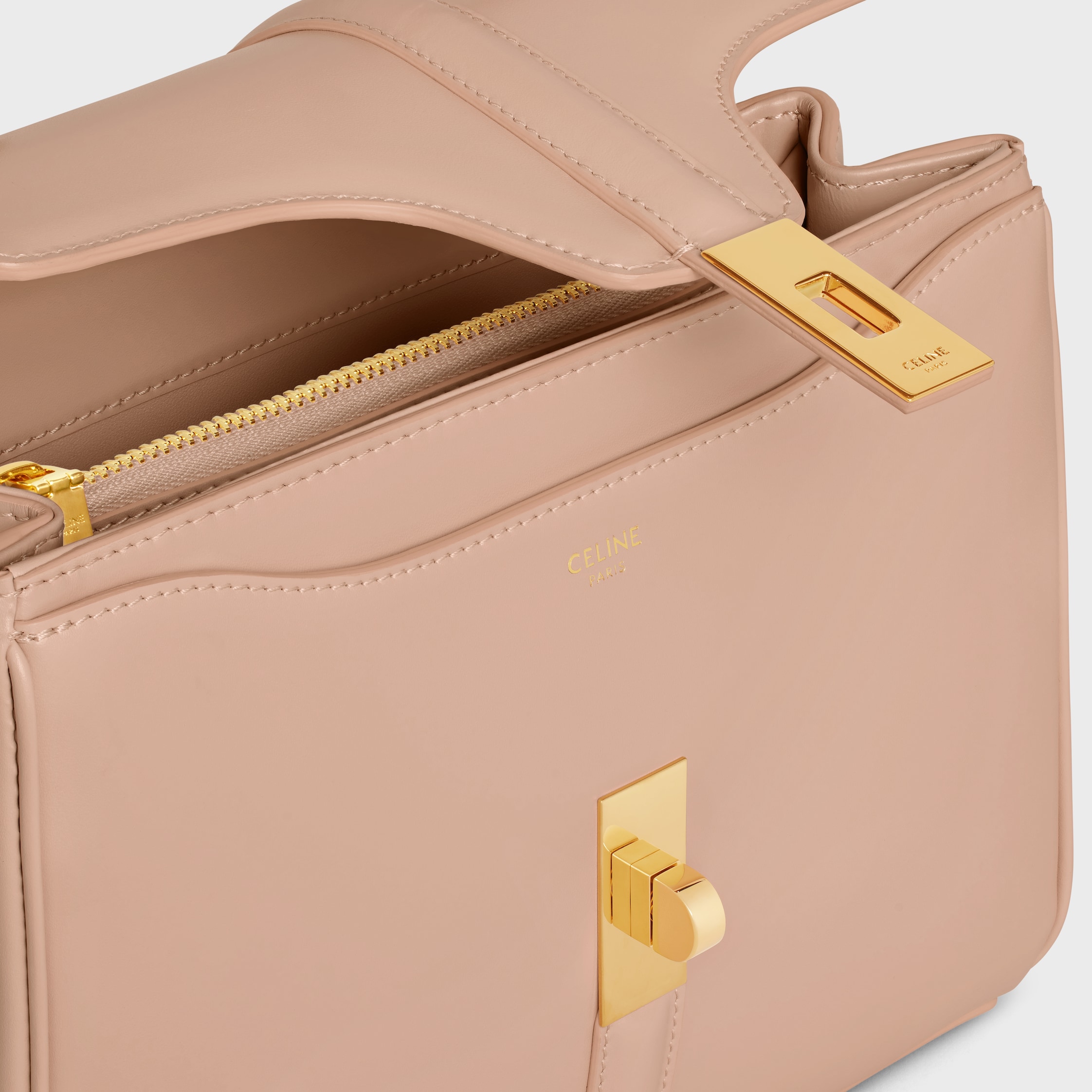 Small 16 Bag IN satinated calfskin - Soft Peach | CELINE