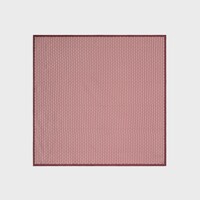scarf in triomphe chain silk twill - ROSEWOOD/PINK/IVORY -  - 1 | CELINE