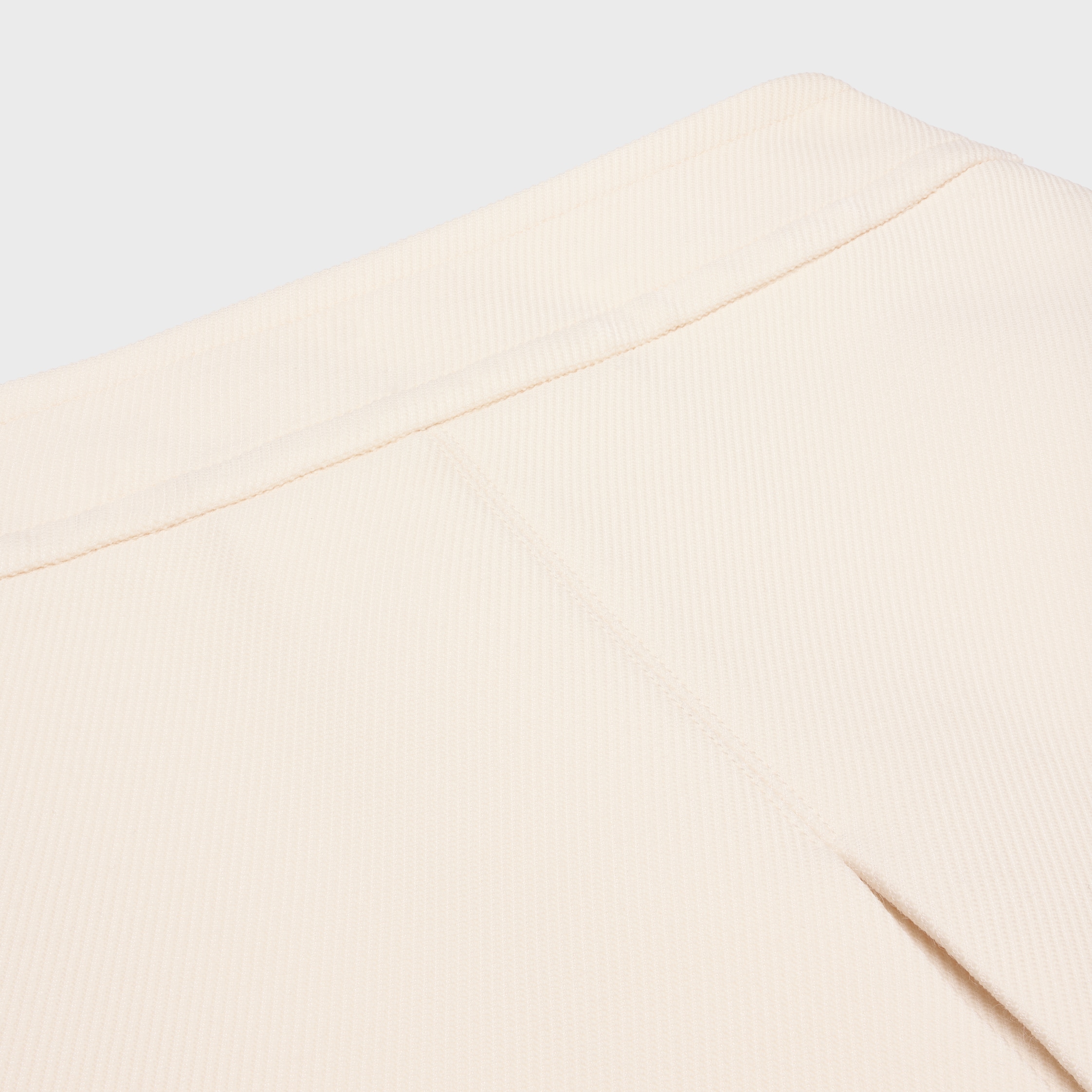 ミニスカート CELINE Trapeze mini wool and silk skirt TRAPEZE MINI SKIRT IN WOOL SILK GABARDINE - | CELINE
