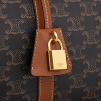Large Boston IN Triomphe Canvas and calfskin - TAN - OTHER LINES - 1 | CELINE