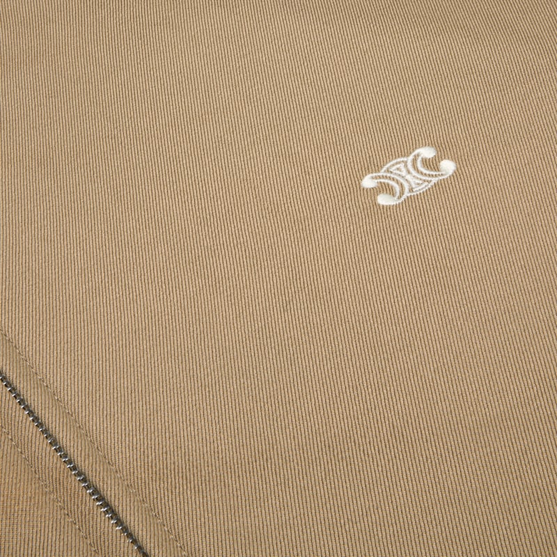 CAZADORA DE ALGOD&Oacute;N Y GABARDINA DE LANA - CAMEL -  - 1 | CELINE