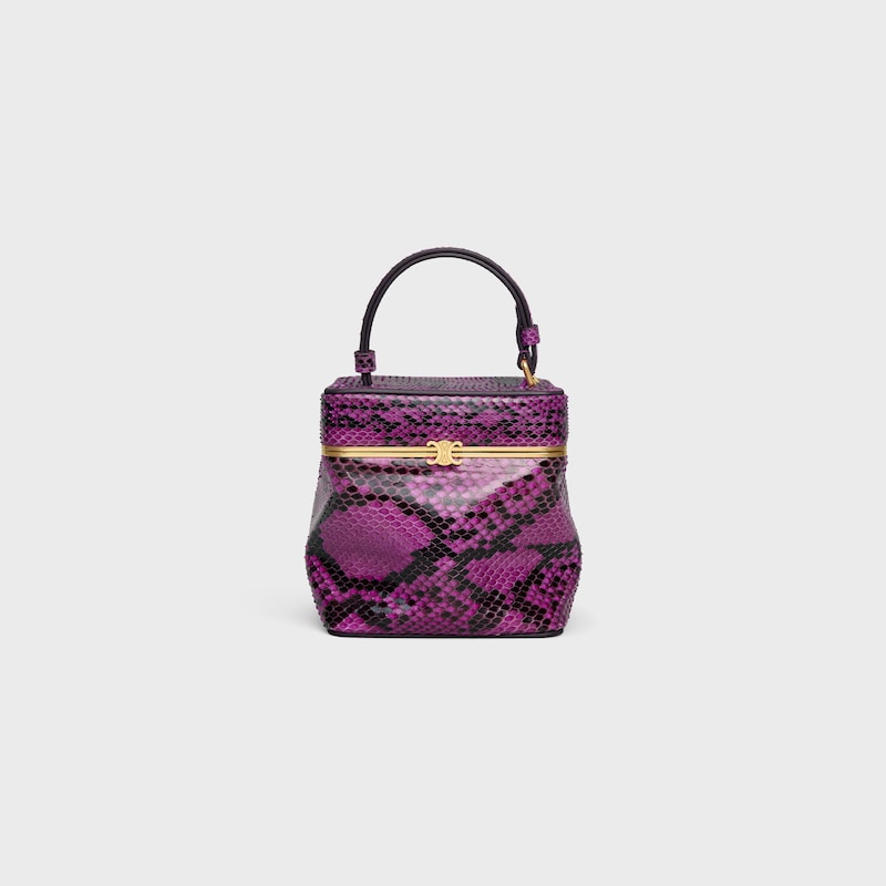 CUBE IN PYTHON - MAGENTA - SHOULDER BAGS - 1 | CELINE