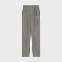 Keith條紋法蘭絨長褲 - 冷灰色 / 碳灰色 -  - 1 | CELINE