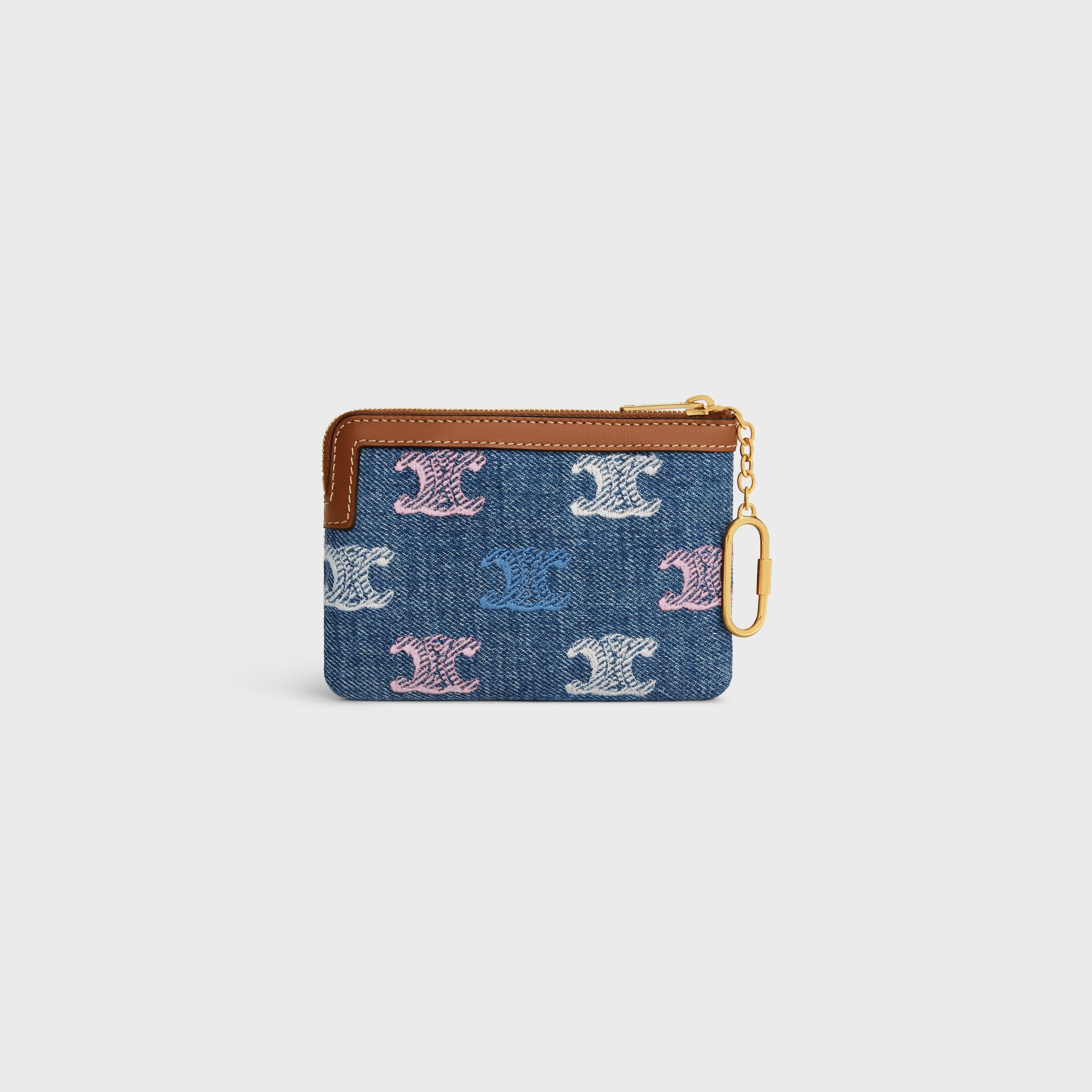 【完売必須☆】Celine セリーヌ ショートデニム トリオンフ刺繍 CELINE デニム ショートパンツ トリオンフ刺繍 高級感 (CELINE