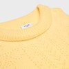 網眼山羊絨垂領毛衣 - 淡黃色 -  - 3 | CELINE