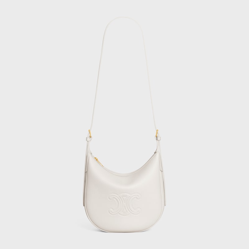 SMALL HELOÏSE BAG IN SUPPLE GRAINED CALFSKIN - RICE - MORE LINES - 1 | CELINE
