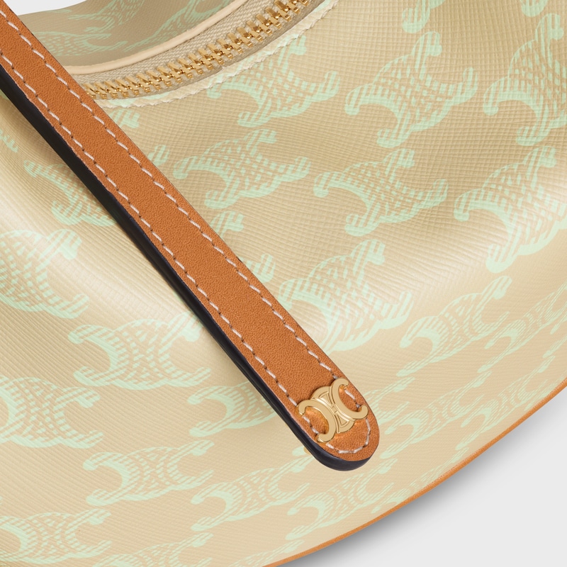 Teen Celine Lulu IN TRIOMPHE CANVAS - SANDCASTLE / SOFT LIME - LULU - 1 | CELINE