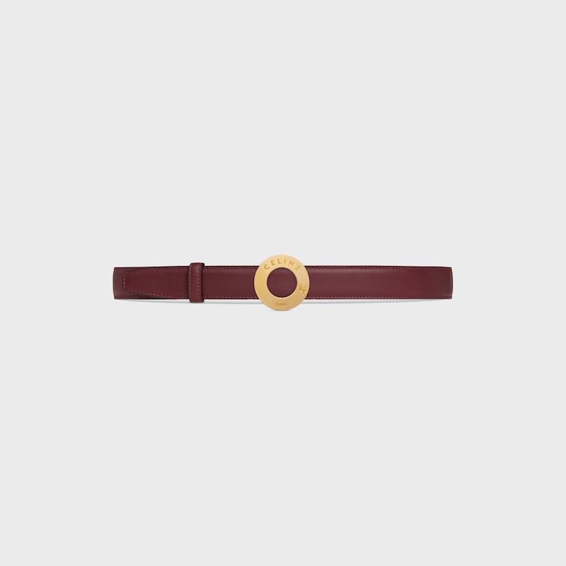 Reversible Strap 25MM IN Smooth and Grained Calfskin -  -  - 1 | CELINE