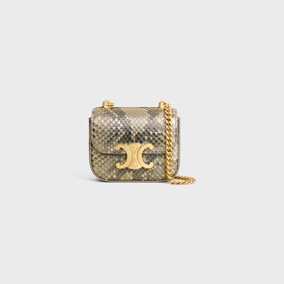 MINI CHAIN CLAUDE PYTHON PERLÉ - NATUREL - AUTRES LIGNES - 1 | CELINE