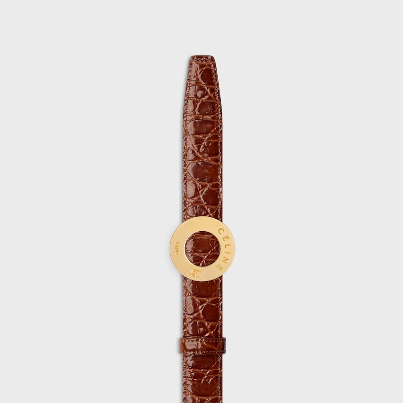 Wendbarer Riemen 25 mm AUS TAURILLONLEDER UND KALBSLEDER MIT KROKO-PR&Auml;GUNG -  -  - 1 | CELINE