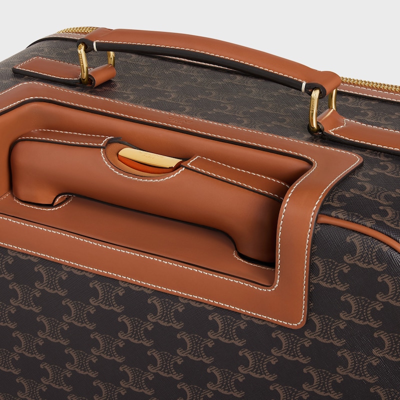 小号标志印花行李箱 - 棕黄色 - 家居系列 - 1 | CELINE