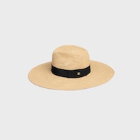 capeline triomphe raphia - NATUREL/NOIR -  - 2 | CELINE