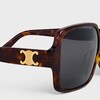Lunettes de soleil Triomphe 16 en Acétate - RED HAVANA -  - 2 | CELINE