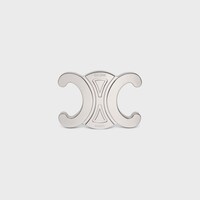 TRIOMPHE METAL MINAUDIERE in Aluminium - SILVER - EVENING BAGS - 1 | CELINE