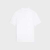 polo in JERSEY DI COTONE PIQUÉ - BIANCO OTTICO/BLU NAVY -  - 2 | CELINE