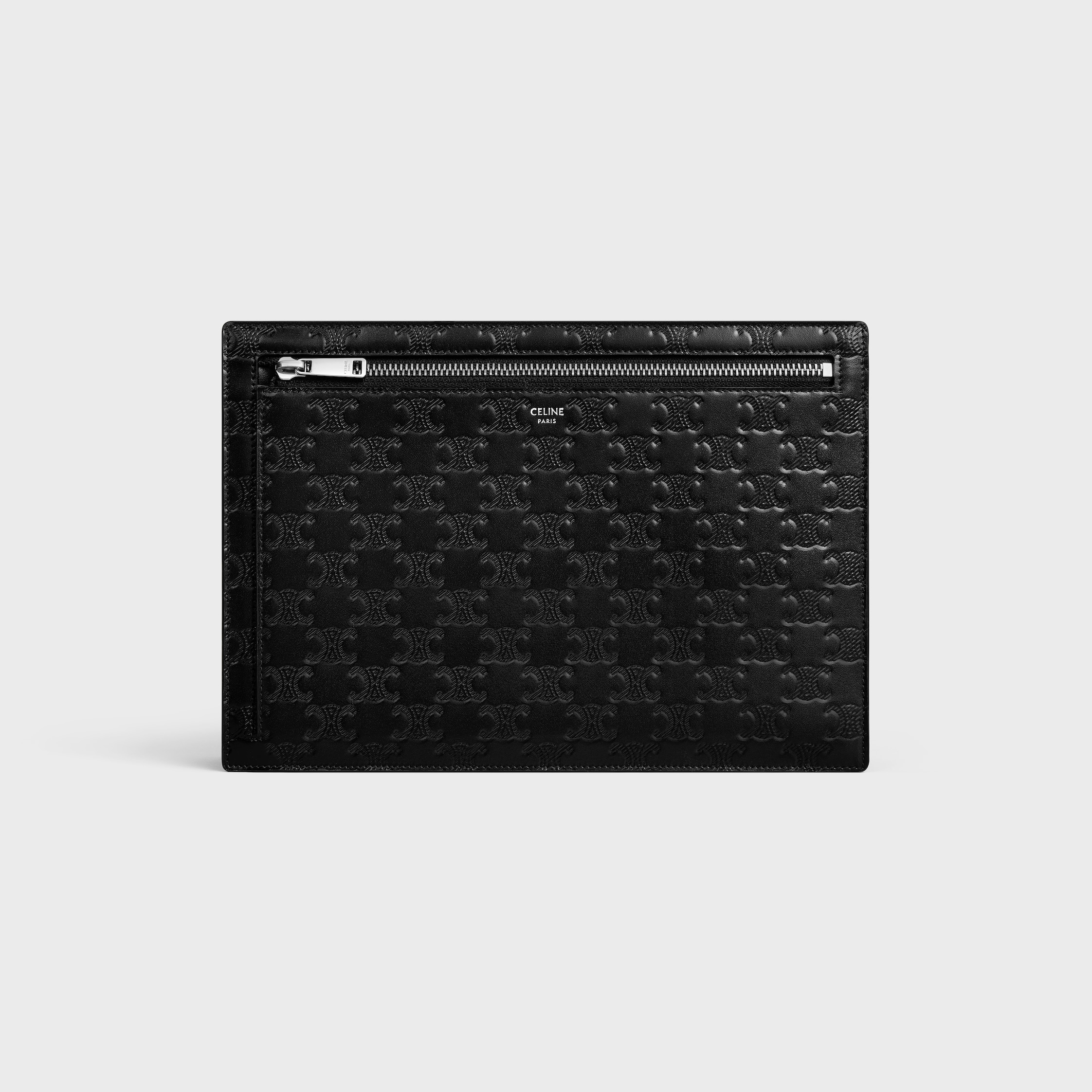 可憐*CELINE*ストラップ付きスモールポーチ デニム カーフスキン 可憐*CELINE*ストラップ付きスモールポーチ デニム カーフスキン