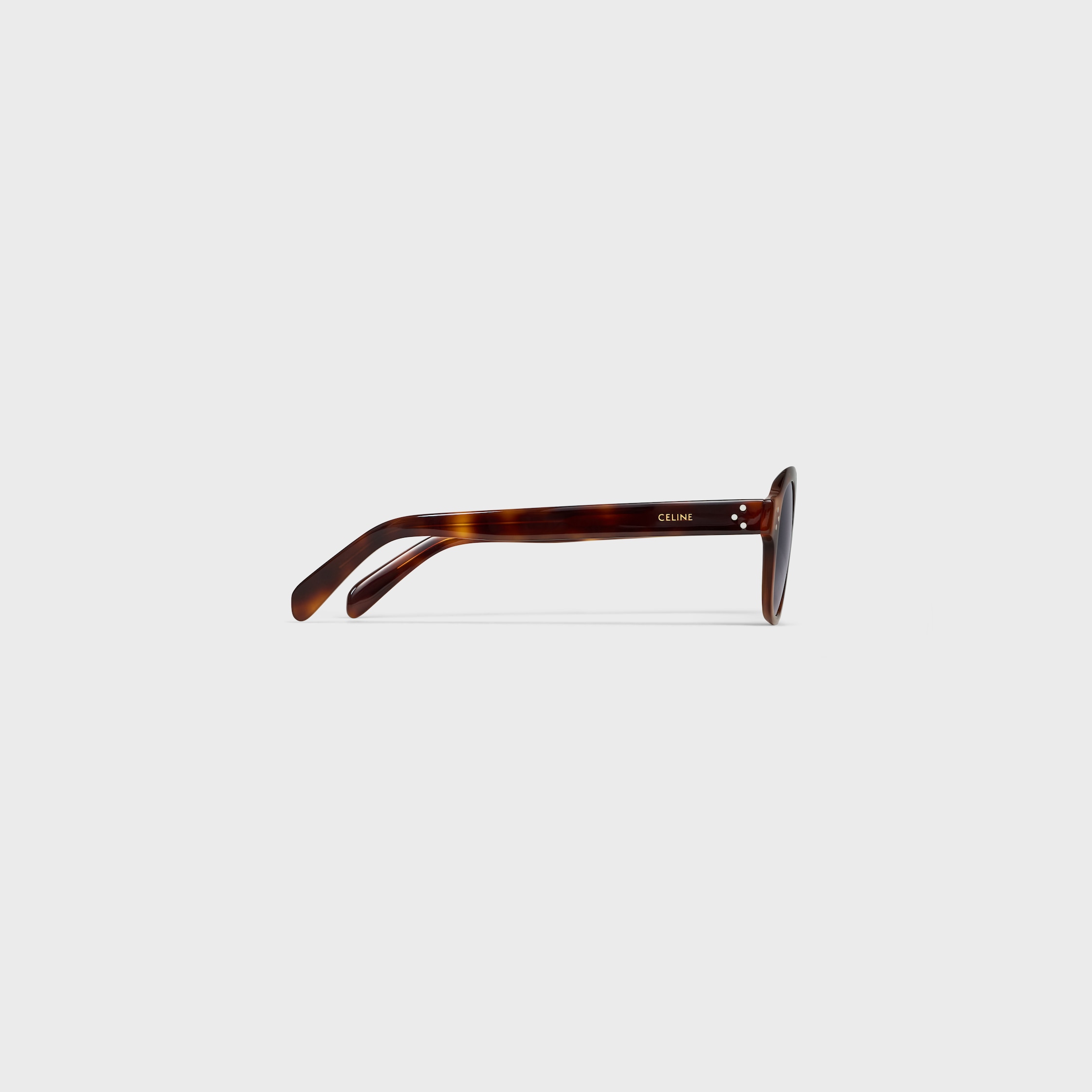 BLACK FRAME 60 SUNGLASSES IN ACETATE - CLASSIC HAVANA | CELINE