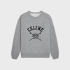 【CELINE】LOOSE BLASON SWEATSHIRT LOOSE BLASON SWEATSHIRT IN COTTON FLEECE - | CELINE