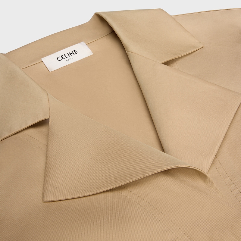 dress IN cotton and silk twill - CORDE -  - 1 | CELINE