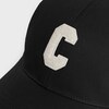 이니셜 베이스볼 캡 - 코튼 - 블랙 -  - 5 | CELINE