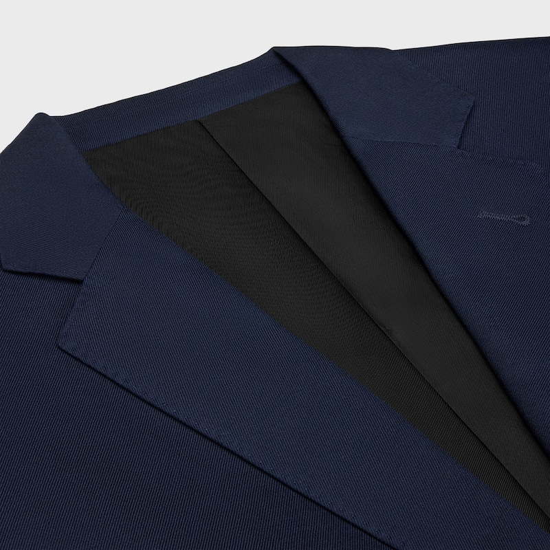 veste classique gabardine de laine - INK -  - 1 | CELINE