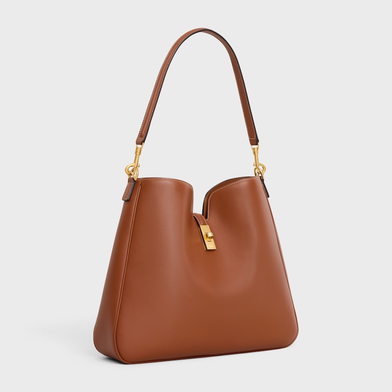 MEDIUM CAMILLE 16 SOFT BAG IN SMOOTH CALFSKIN - TAN - MORE LINES - 1 | CELINE