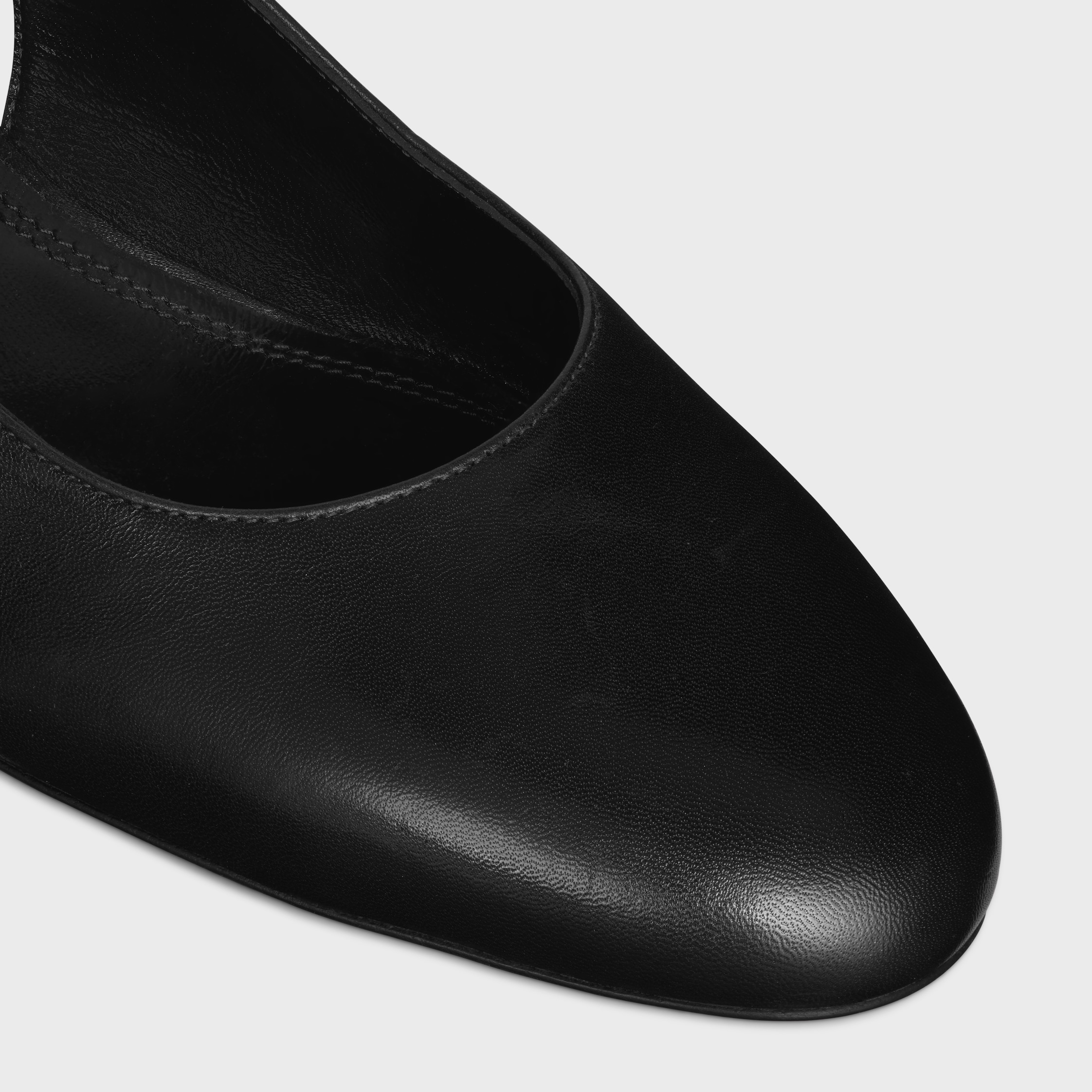 NEO CITY SLINGBACK IN GOATSKIN - BLACK | CELINE