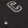 loose celine teddy jacket in charcoal wash denim - CHARCOAL WASH -  - 4 | CELINE