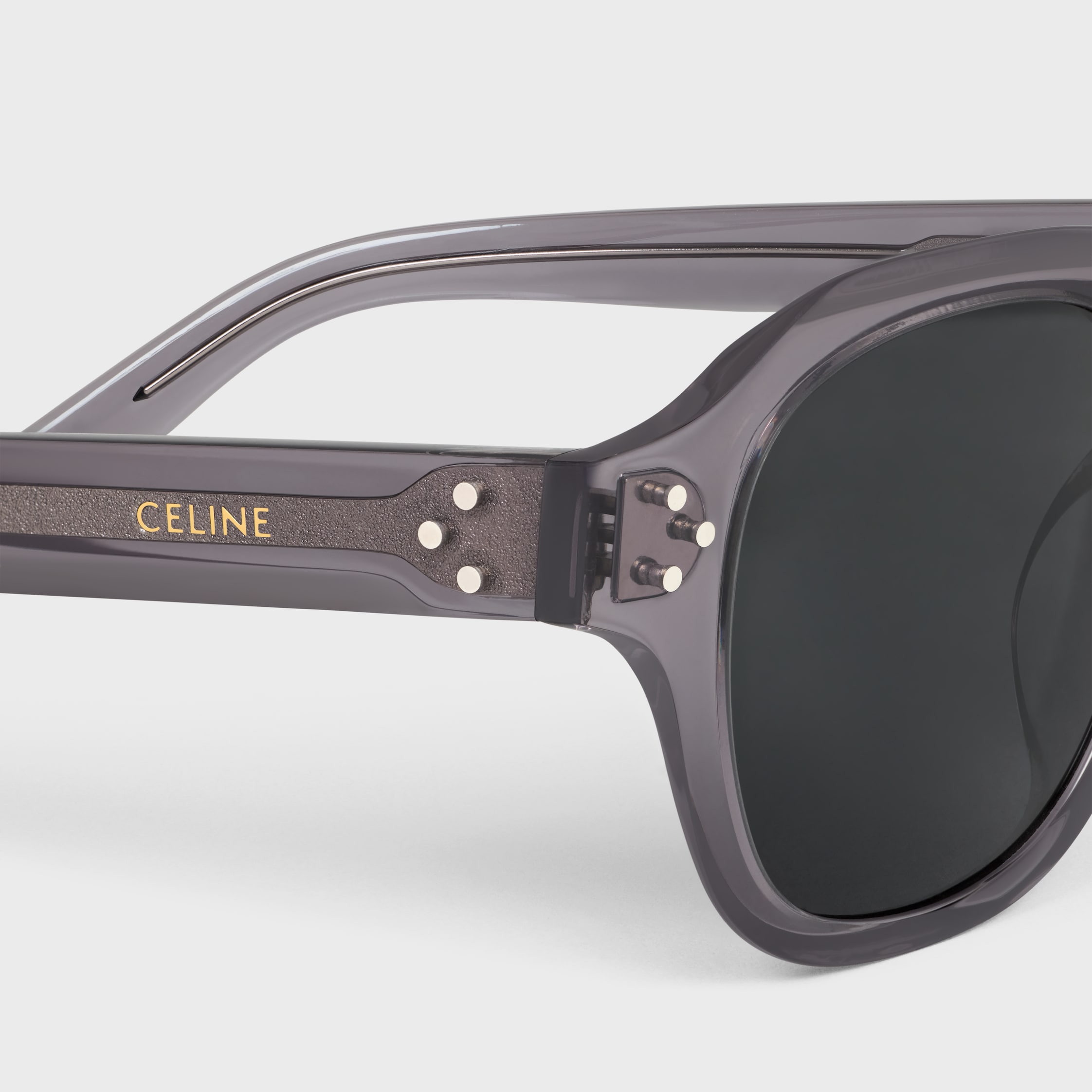 Black Frame 60 sunglasses in Acetate - TRANSPARENT GREY | CELINE