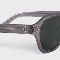 黑框60太陽眼鏡 - TRANSPARENT GREY -  - 2 | CELINE