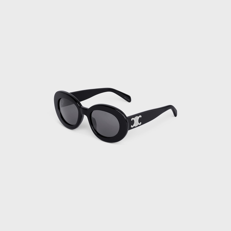 Triomphe Skate 01 sunglasses in Acetate - BLACK -  - 1 | CELINE