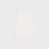 triomphe tank top IN ribbed cotton - OFF WHITE -  - 1 | CELINE
