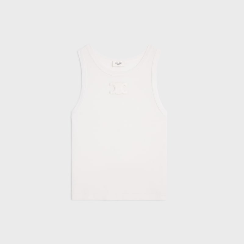 TRIOMPHE背心 - 米白色 -  - 1 | CELINE