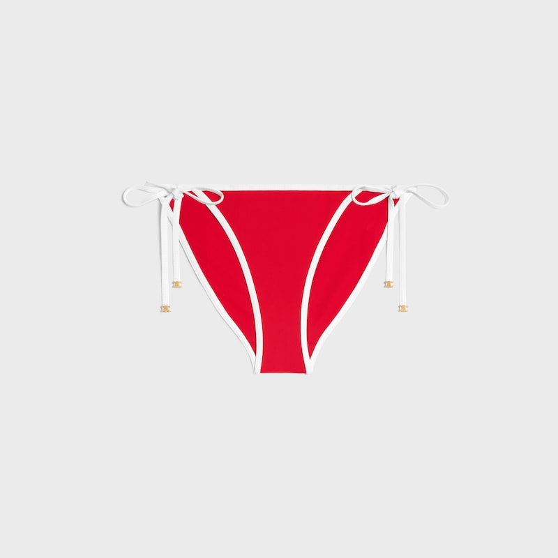 triomphe swimsuit bottom IN matte jersey - ROUGE -  - 1 | CELINE