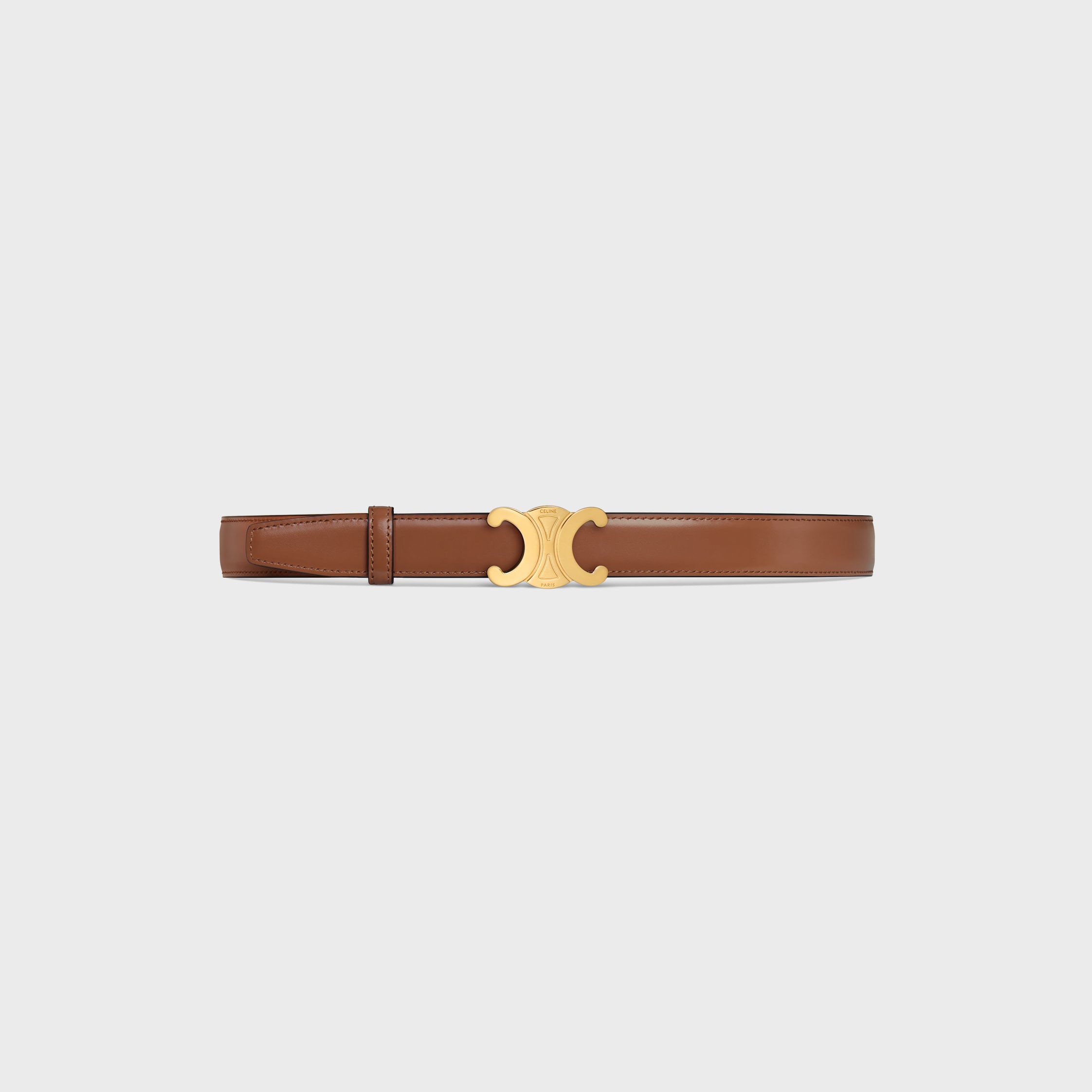 【CELINE】トリオンフ バックル＆リバーシブルベルト 25MM セリーヌがベルトコレクション発売 「トリオンフ」デザインの
