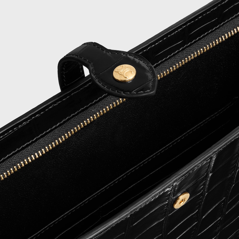 notebook moyen modèle  VEAU embossé façon crocodile - Noir - SACS À MAIN - 1 | CELINE