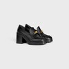 CELINE TESS LOAFER in POLISHED BULL - BLACK -  - 2 | CELINE