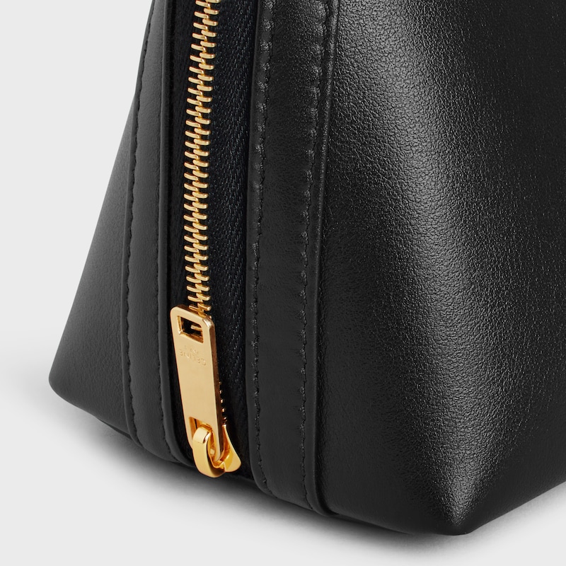 Clutch on Chain IN smooth calfskin - BLACK - MORE LINES - 1 | CELINE