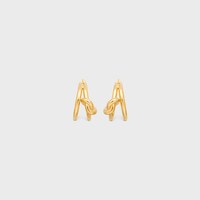 ノット ダブル フープ / ゴールドフィニッシュ ブラス - ゴールド - 新作コレクション - 1 | CELINE
