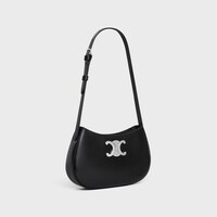 TILLY中号亮泽牛皮革手袋 - 黑色 - TILLY - 2 | CELINE